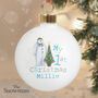 Personalised The Snowman My 1st Christmas Bauble, thumbnail 4 of 5