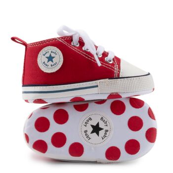 Cute Converse Style Baby Shoes In A Gift Box, Perfect Gift For Baby Or First Walkers, 10 of 12