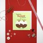 Christmas Pudding Christmas Card, thumbnail 1 of 2