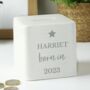 Personalised Born In Money Box, thumbnail 1 of 4