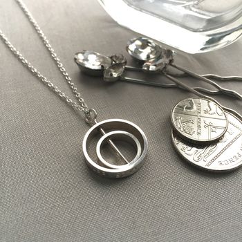 Personalised 'The Day My Life Changed' Silver Necklace, 4 of 9