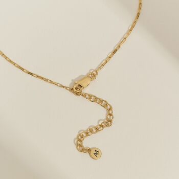 Darcy Pearl Pendant Gold Necklace, 4 of 8