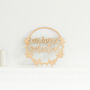Personalised Wooden Christmas Wreath, thumbnail 1 of 4