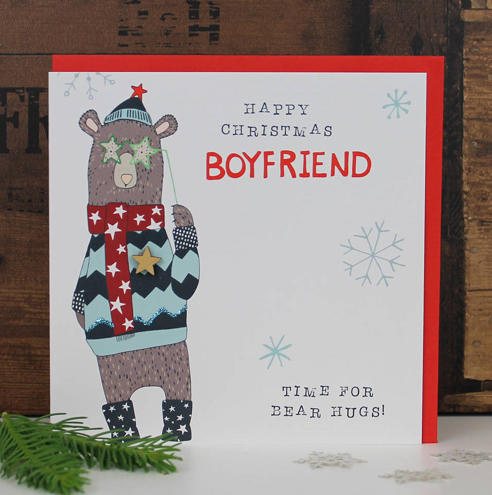 20 christmas greeting cards for boyfriend, girlfriend, husband or wife Boyfriend Christmas Card By Molly Mae | notonthehighstreet.com