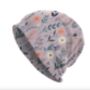 Chemo Headwear Beanie Hat Bandana Lilac Floral Flowers Super Soft, thumbnail 1 of 6