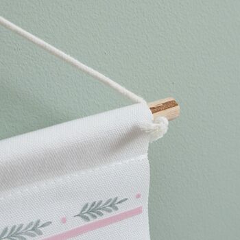 Personalised Birth Flower Personalised Wall Hanging, 3 of 12