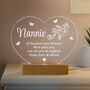 Personalised Floral Heart LED Night Light, thumbnail 7 of 8