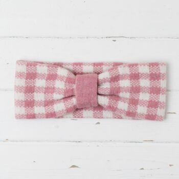 Gingham Knitted Headband, 6 of 8