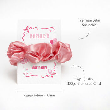 Last Rodeo Hen Party Favours Scrunchies Party Bag Fillers, 2 of 6