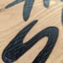 Personalised Hand Engraved Indoor Wooden Signs, thumbnail 4 of 4