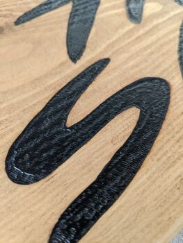 Personalised Hand Engraved Indoor Wooden Signs, 4 of 4