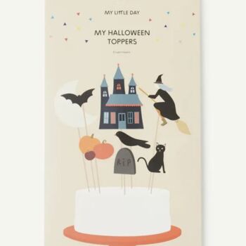 Spooky Halloween Cake Or Cupcake Toppers, 2 of 4