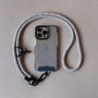 Grey Marl Phone Strap Universal Crossbody Rope Lanyard, thumbnail 1 of 3