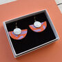 Half Moon Hook Earrings, thumbnail 3 of 7