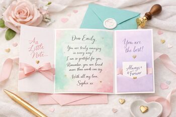 Personalised Handmade Handwritten Card, 2 of 6