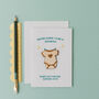 Personalised 'You're Going To Be Grandparents' Baby Grow Announcement Card, thumbnail 2 of 5