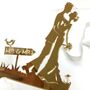 Fairy Tale Gold Mirror Wedding Cake Topper, thumbnail 2 of 5
