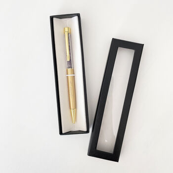 Gold Clear Crystal Ball Point Pen, 6 of 6