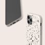 White Terrazzo Biodegradable Phone Case, thumbnail 5 of 8