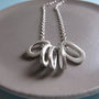 Infinity Five Ovals Stacks Necklace, thumbnail 2 of 5