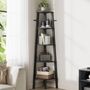 Corner Shelf Five Tier Bookcase Ladder Storage Unit, thumbnail 1 of 8