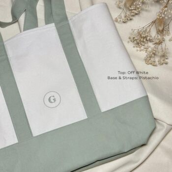 Personalised Linen Tote Bag With Optional Insert, 2 of 4