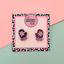 Christmas Mitten Glitter Studs *More Colours Available*, thumbnail 2 of 2