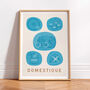 Retro Cycling Wall Art, Cycling Terms Typographical Print, Gift For Cyclist, thumbnail 2 of 9