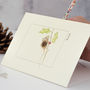 Christmas Card With A Field Mouse And Holly, thumbnail 3 of 4