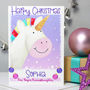 Personalised Unicorn Relation Christmas Card, thumbnail 4 of 9