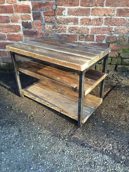 Industrial Reclaimed Tv Stand Coffee Table 015, 4 of 5