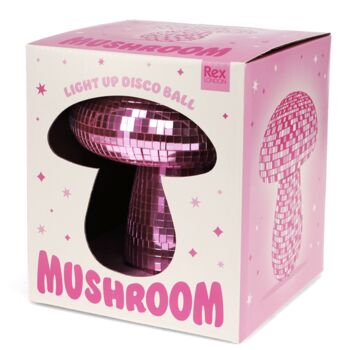Pink Mushroom LED Disco Light, 2 of 2