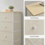 Chest Of Drawers Bedroom Fabric Drawers Storage Unit, thumbnail 7 of 12