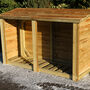 Heavy Duty Log Store 4ft X 6ft High Quality Timber, thumbnail 3 of 6
