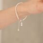 Silver Pearl Strand Bracelet, thumbnail 1 of 5