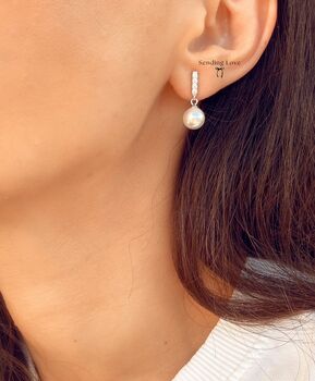 Mother Of The Bride Gift | Pearl Earrings Gift, 4 of 6