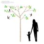 Nursery Birch Tree And Swallows Stencil Pack, thumbnail 7 of 7