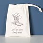 Personalised Cowgirl Boots And Hat Hen Night Favour Bag, thumbnail 1 of 2