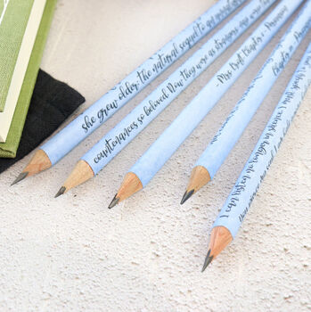 Persuasion Jane Austen Gift Pencils, 2 of 4
