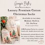 Extra Large Luxury Personalised Christmas Sack Pink Nutcracker, thumbnail 2 of 2