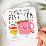 'Nan My Best Tea' Personalised Christmas Mug, thumbnail 2 of 2