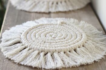 Macramé Coasters, 3 of 4