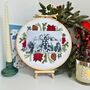 Christmas Photo Frame Embroidery Kit, thumbnail 3 of 5