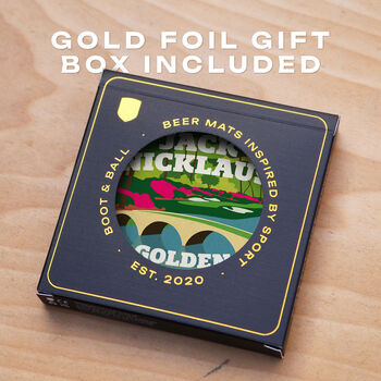 Golf Beer Mats X9 | Gift For Golf Fans, 9 of 9