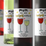 'Winederful Mum' Personalised Wine Label, thumbnail 1 of 1
