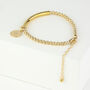 14k Gold Filled 18th Beaded Bracelet, thumbnail 2 of 7