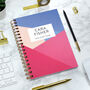 Personalised Colour Block Combined Diary And Notebook, thumbnail 6 of 12