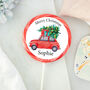 Personalised Car Merry Christmas Lollipop, thumbnail 1 of 2