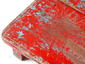 Upcycled Red Vintage Tray, 2 of 4