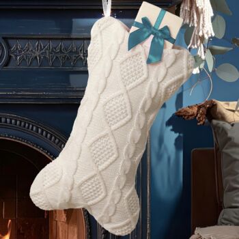 Personalised Dog Bone Christmas Stocking, 2 of 6